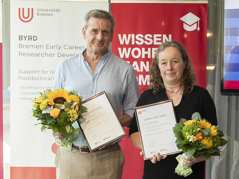 Gesine Mollenhauer und Klaus Schlichte erhalten den Preis für herausragende Promotionsbetreuung 2025!